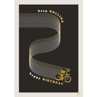 Birthday Card - Keep Rolling