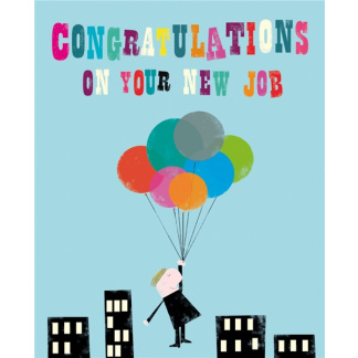 New Job Card - Balloons