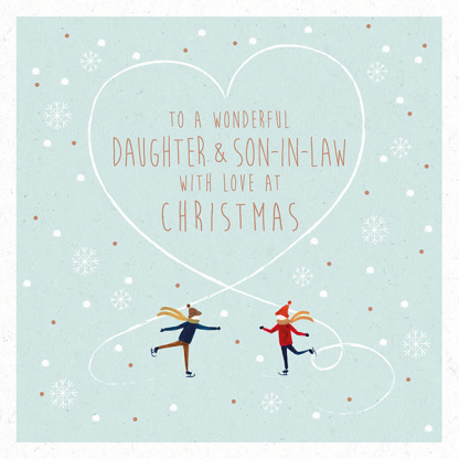 Christmas Card - Daughter and Son in Law