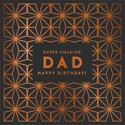 Dad Birthday Card - Super Amazing