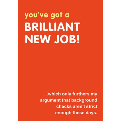 New Job Card - Brilliant