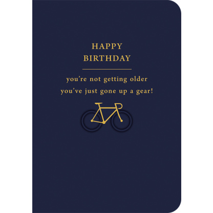 Birthday Card - Up a Gear