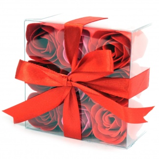 Red Roses Soap Flowers