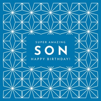 Son Birthday Card - Super Amazing Son