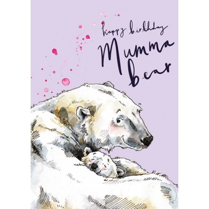 Mum Birthday Card - Mumma Bear