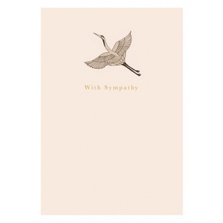 Sympathy Card - Stork