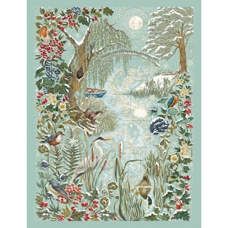 Advent Calendar Card - Frosted River