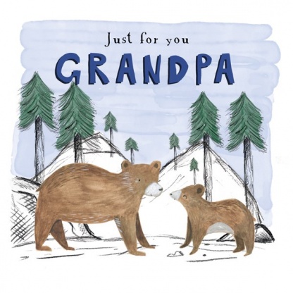 Grandad Birthday Card - Bears