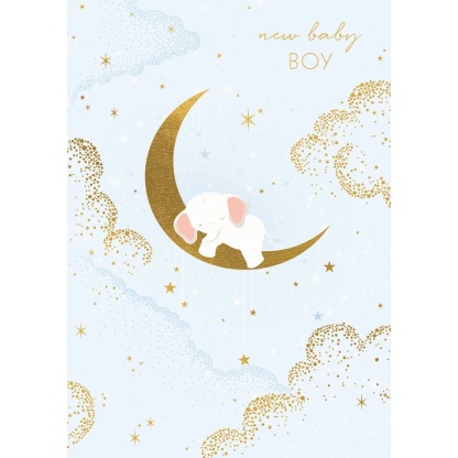 New Baby Card - New Baby Boy
