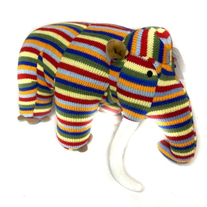 Rainbow Striped Woolly Mammoth