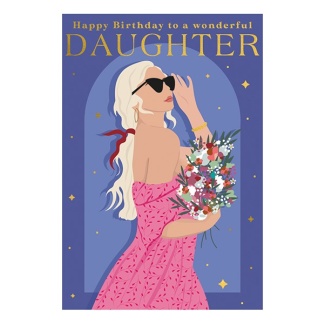 Daughter Birthday Card - Sunglasses