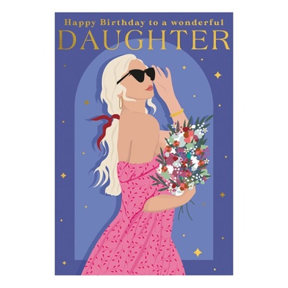 Daughter Birthday Card - Sunglasses