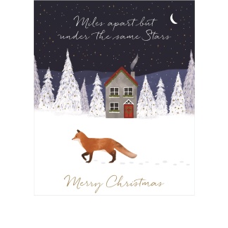 Christmas Card - Miles Apart Fox