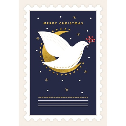 Christmas Card - White Dove