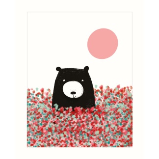 Birthday Card - Bear in Meadow