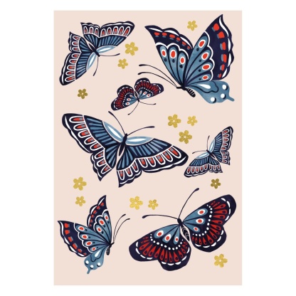Birthday Card - Butterflies