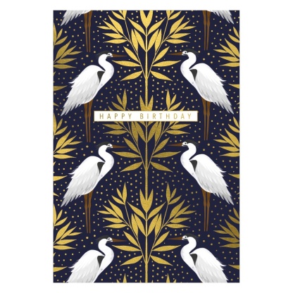 Birthday Card - Storks