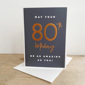 80th Birthday Cards