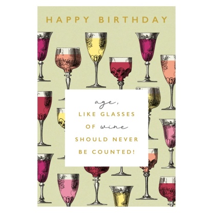 Birthday Card -Should Never Be Counted