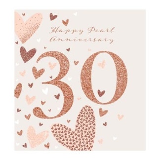 Anniversary Card - Pearl Anniversary