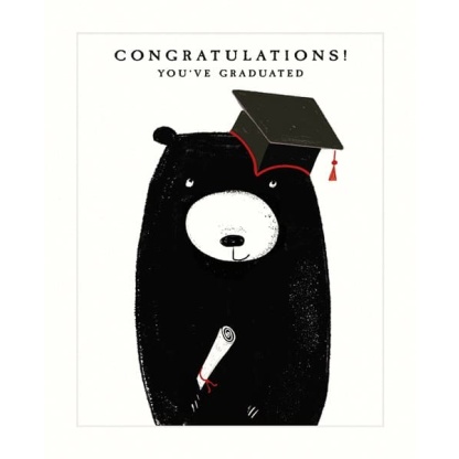 Graduation Card - Bear