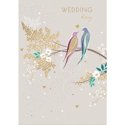 Wedding Card - Love Birds 2