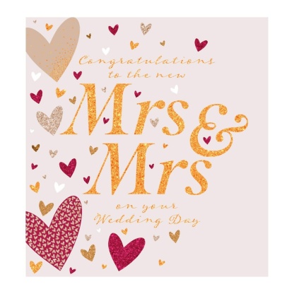 Wedding Card - Mrs & Mrs