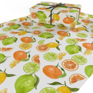 Wrapping Paper - Citrus Fruits