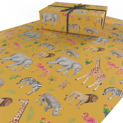Wrapping Paper - Children’s African Safari
