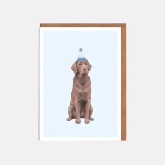 Lottie Murphy - Chocolate Labrador Card