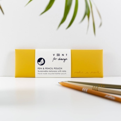 Pen & Pencil Pouch - Yellow