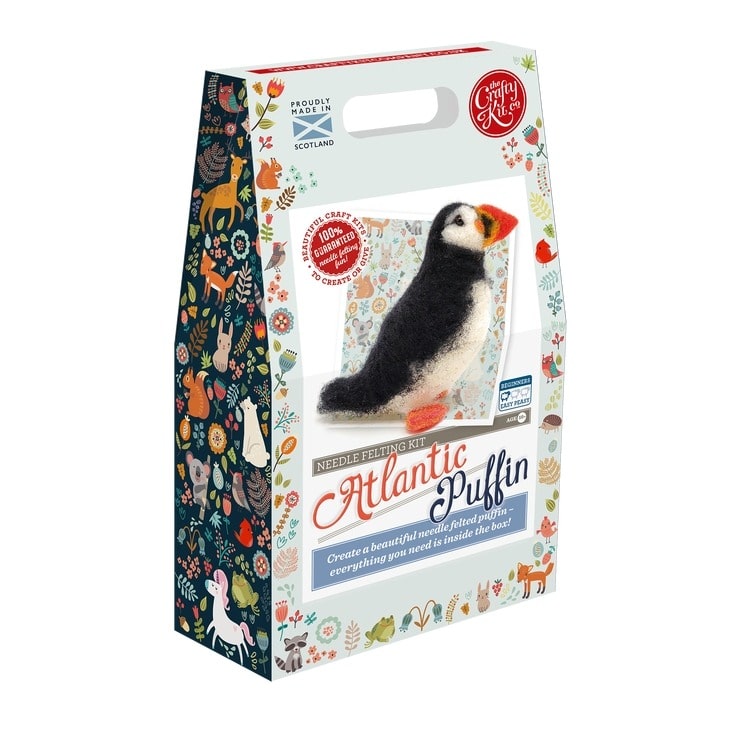 Puffin Needle Felting Craft Kit