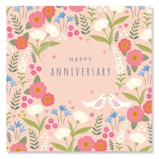 Anniversary Card - Floral