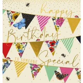 Birthday Card - Bunting