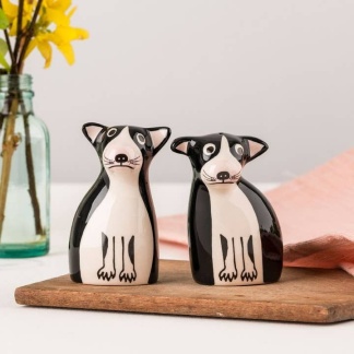 Boston Terrier Salt and Pepper Shakers