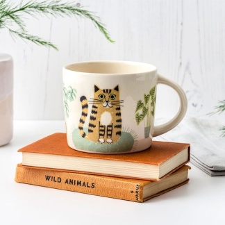 Handmade Ceramic Cat Mug